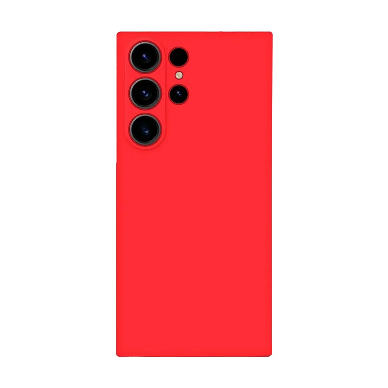 Чехол накладка Silicone Cover Samsung Galaxy S24 Ultra Red
