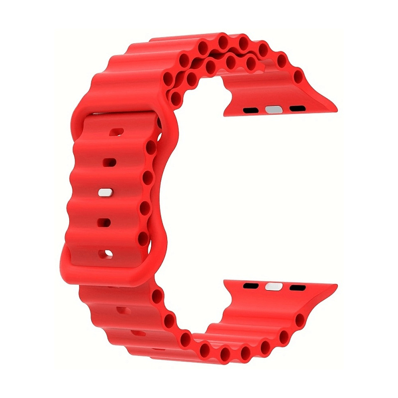 Спортивный ремешок Gurdini для Apple watch 38/40 mm Red