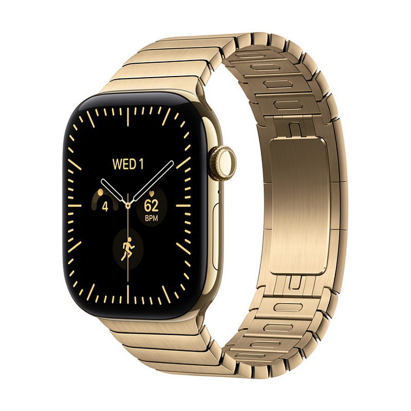 Смарт-часы Apple Watch Series 12 GPS + Cellular 46mm Radiant Gold Titanium, Radiant Gold Link Bracelet
