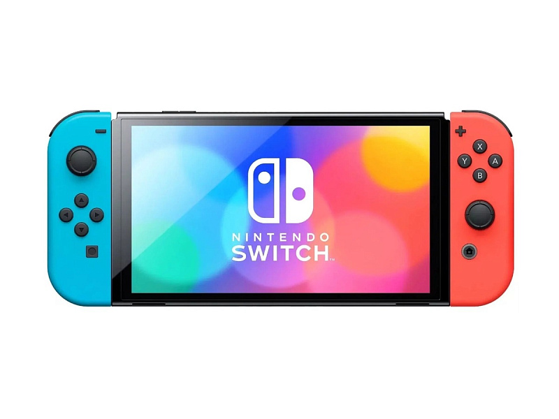 Игровая консоль Nintendo Switch OLED 64Gb Neon Blue/Neon Red