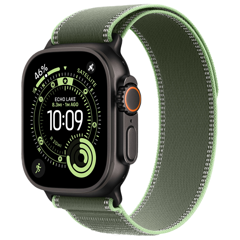 Watch Ultra 3 Black с Green Trail Loop M/L