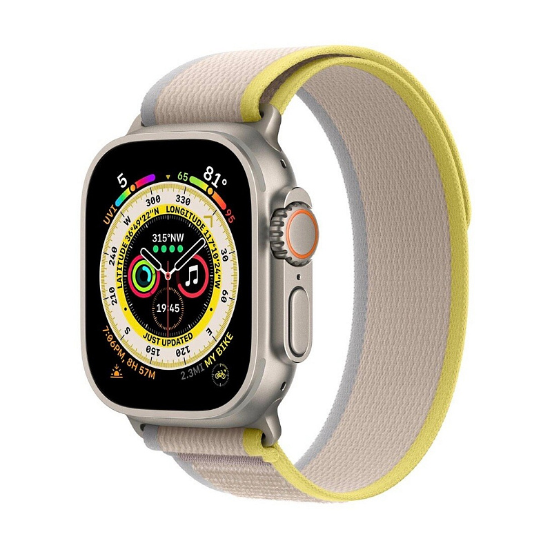 Ремешок для Apple Watch 49mm Yellow/Beige Trail Loop M/L