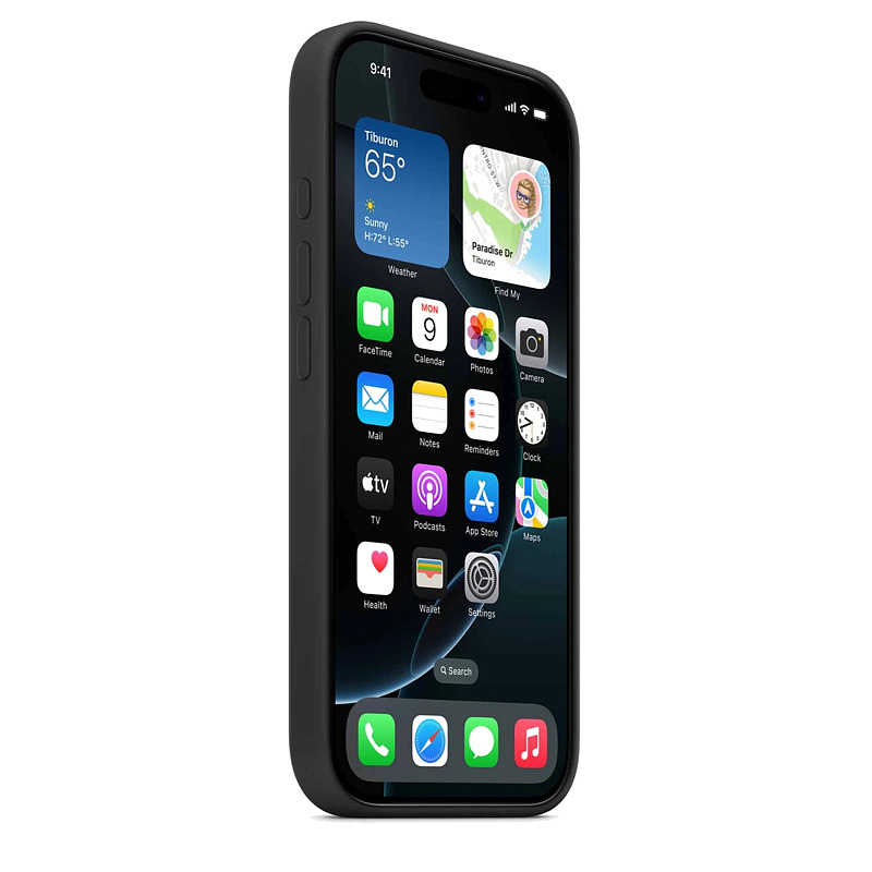 Чехол накладка Silicone Samsung Galaxy S24 Ultra Black
