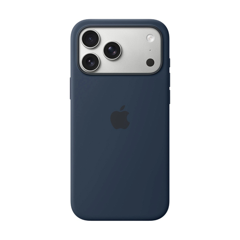 Силиконовый чехол для Apple iPhone 17 Pro Max с MagSafe Midnight (Original)