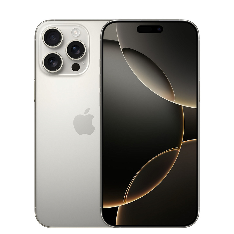 Смартфон Apple iPhone 16 Pro Max 256Gb 2 SIM Natural Titanium (Серебристый) Global