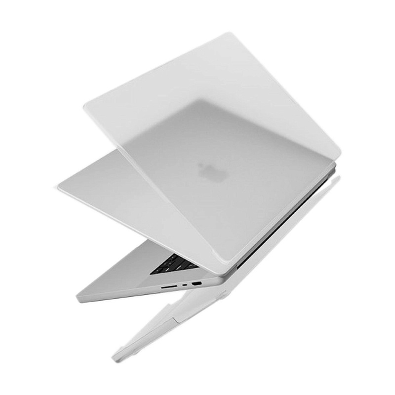 Чехол Uniq CLARO для MacBook Pro 16" (M1/M2/M3 MAX & PRO) (2021-2024), цвет матовый прозрачный (Matte Clear)