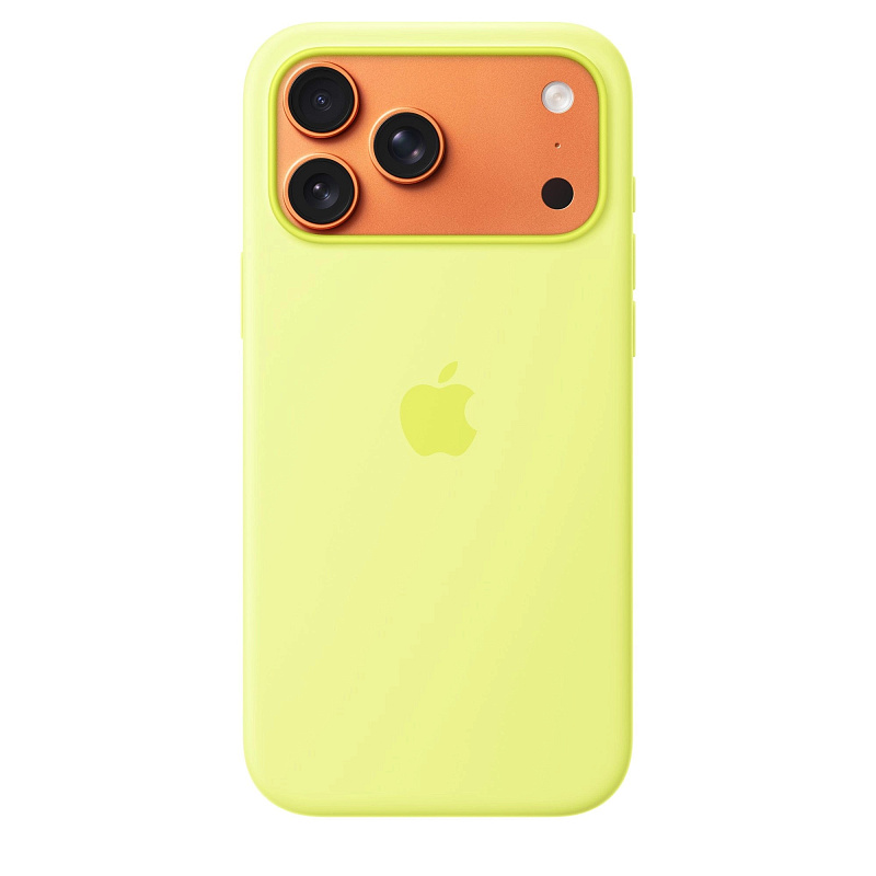 Чехол для iPhone 17 Pro Silicone Case с MagSafe Neon