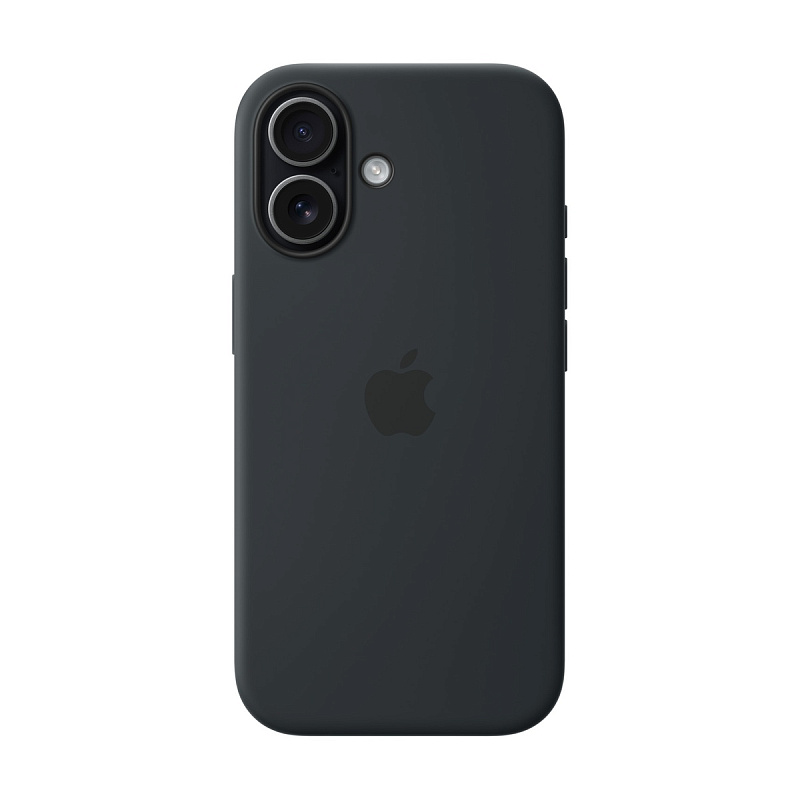 Силиконовый чехол для Apple iPhone 17 с MagSafe Black (Original)