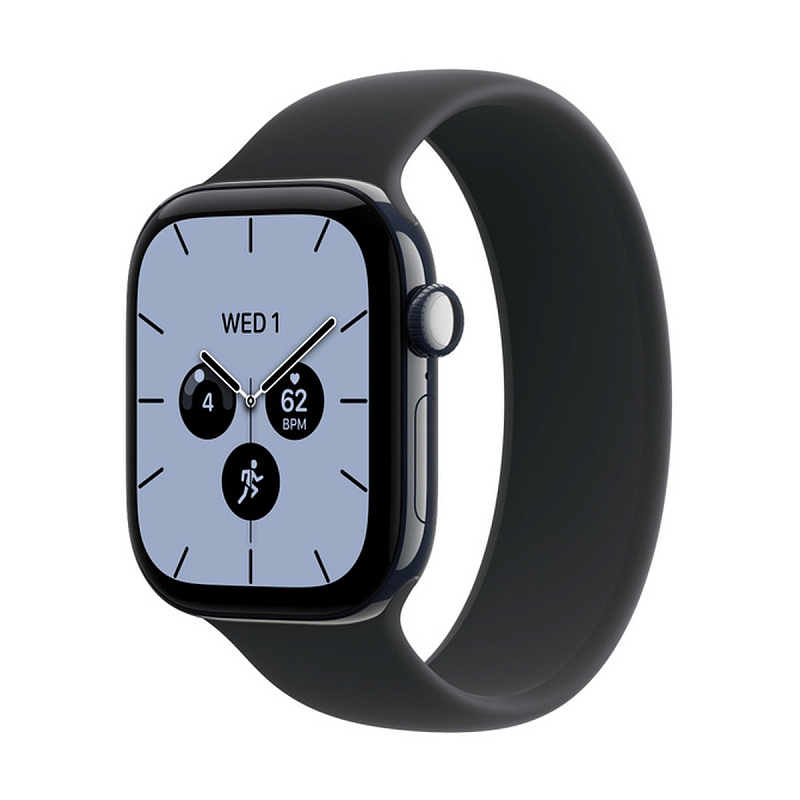 Смарт-часы Apple Watch Series 12 GPS + Cellular 42mm Night Blue Ceramic, Black Solo Loop