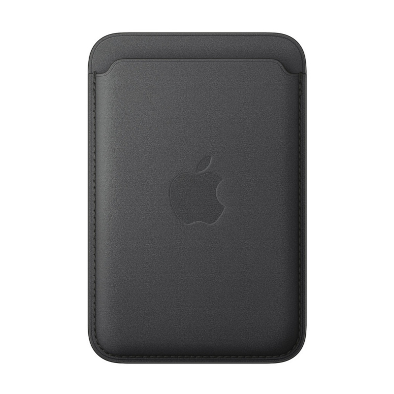 Тканевый картхолдер Apple FineWoven с MagSafe Black (Original)