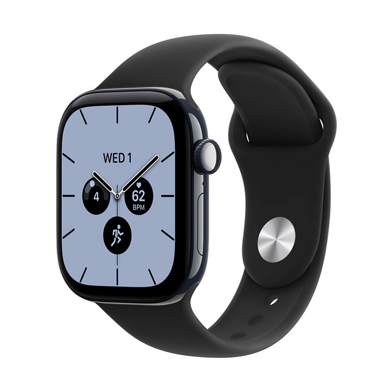 Смарт-часы Apple Watch Series 12 GPS + Cellular 42mm Night Blue Ceramic, Black Sport Band, размер S/M