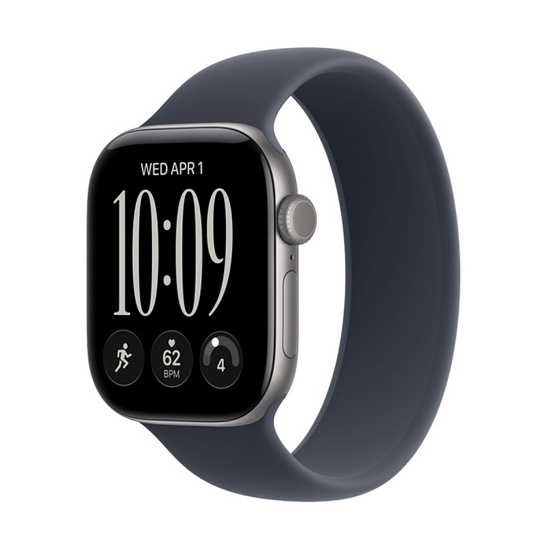 Смарт-часы Apple Watch Series 12 GPS 42mm Space Gray Aluminium, Navy Blue Solo Loop