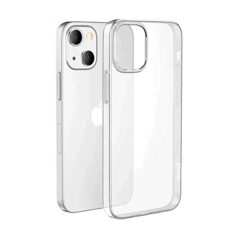 Чехол силиконовый для iPhone 15 Прозрачный