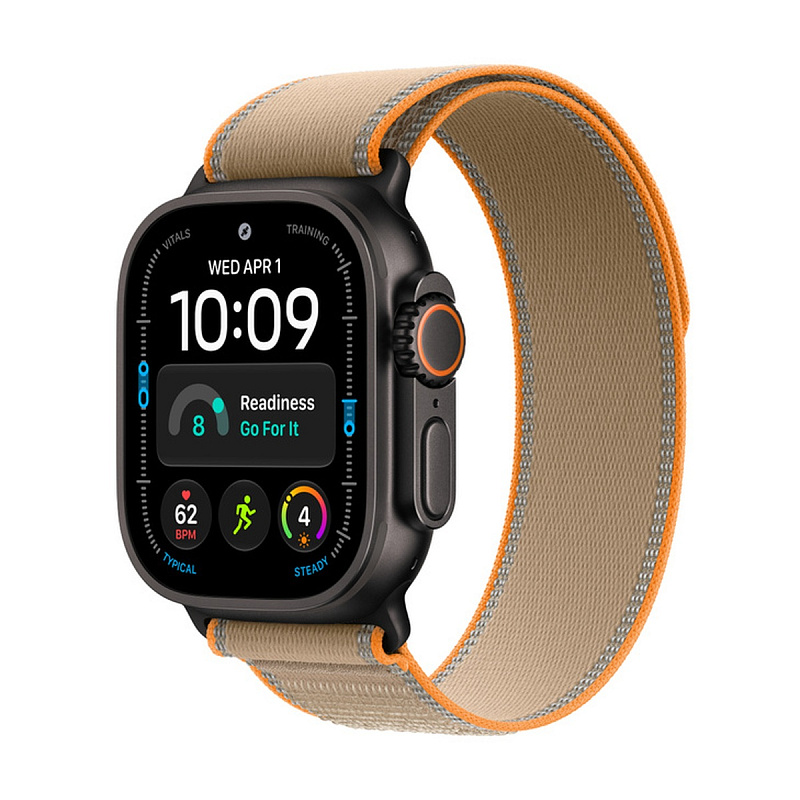 Смарт-часы Apple Watch Ultra 4 GPS + Cellular 49mm Black Titanium, Sand Trail Loop, размер M/L