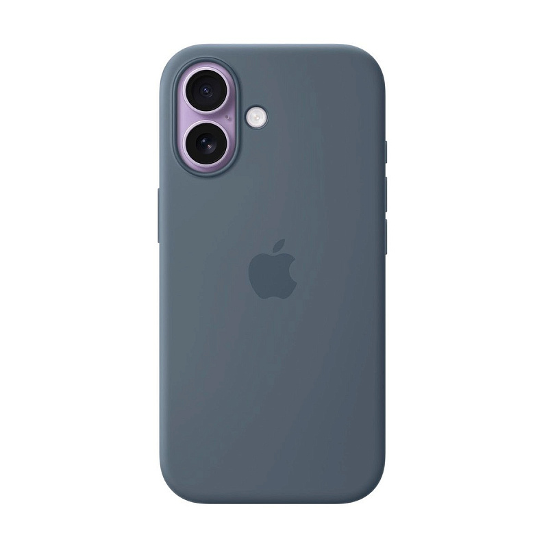 Силиконовый чехол для Apple iPhone 17 с MagSafe Anchor Blue (Original)