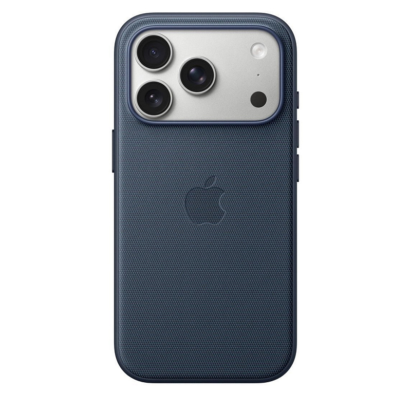 Тканевый чехол iPhone 17 Pro Max TechWoven Blue Синий