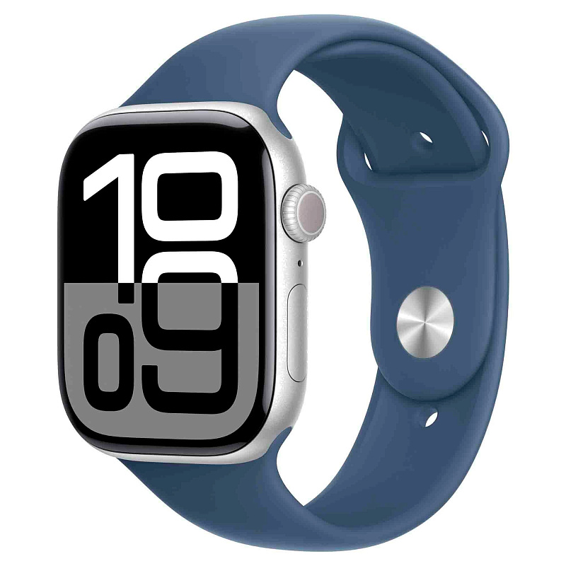 Watch Series 10 46 мм Silver с Lake Denim Sport M/L