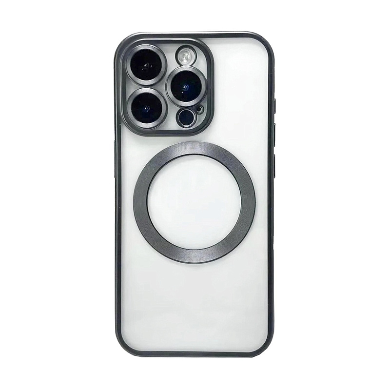 Чехол Kvi-ni Protective Case Stylish Creative ( MagSafe) iPhone 15 Pro Max Серый