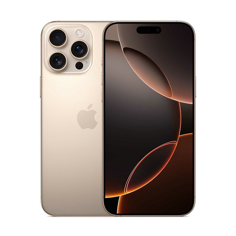 Смартфон Apple iPhone 16 Pro Max 1Tb SIM+eSIM Desert Titanium (Золотистый) Global