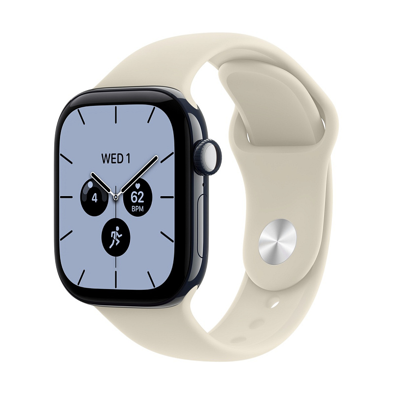 Смарт-часы Apple Watch Series 12 GPS + Cellular 42mm Night Blue Ceramic, Sand Sport Band, размер S/M