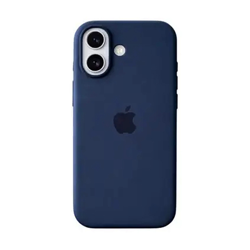 Чехол Silicone Case с MagSafe для iPhone 17 Темно синий