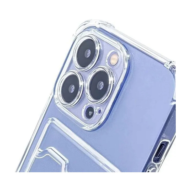 Силиконовый чехол Card Case для iPhone 14 Pro