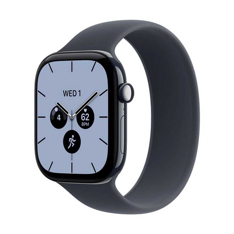 Смарт-часы Apple Watch Series 12 GPS + Cellular 46mm Night Blue Ceramic, Navy Blue Solo Loop