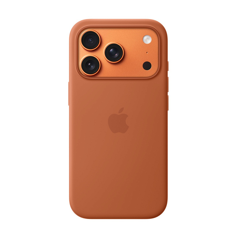 Силиконовый чехол для Apple iPhone 17 Pro с MagSafe Terra Cotta (Original)