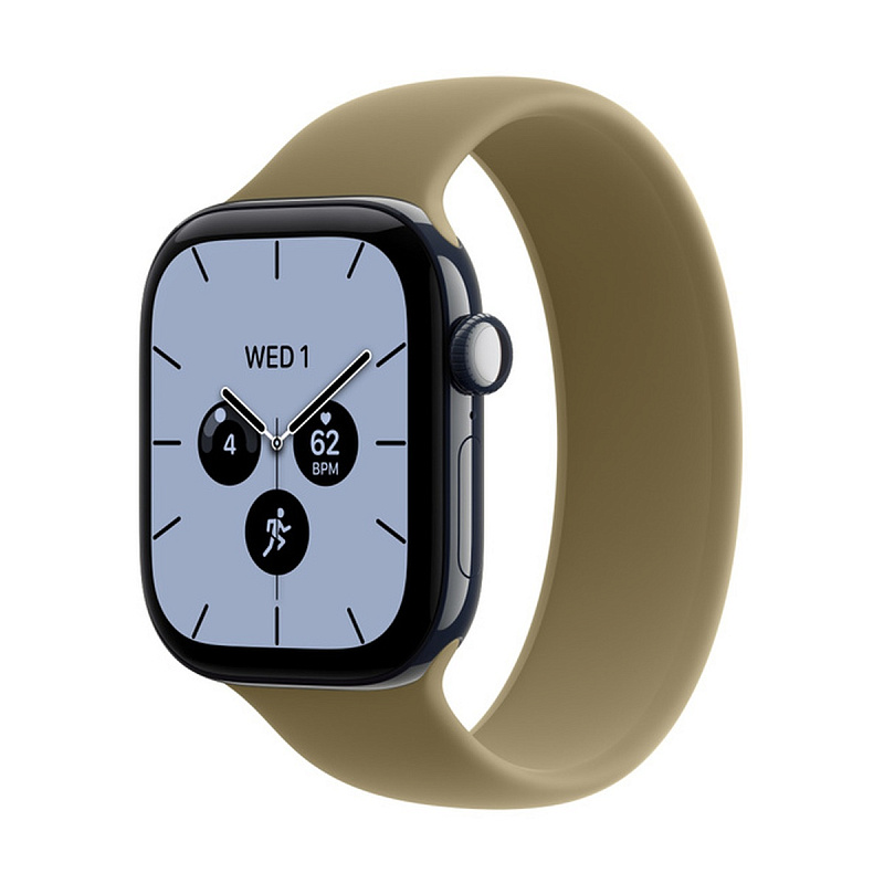 Смарт-часы Apple Watch Series 12 GPS + Cellular 42mm Night Blue Ceramic, Olive Solo Loop