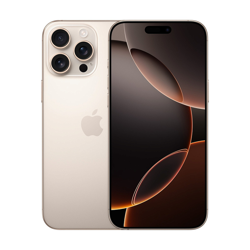 Смартфон Apple iPhone 16 Pro Max 256Gb 2 SIM Desert Titanium (Золотистый) Global
