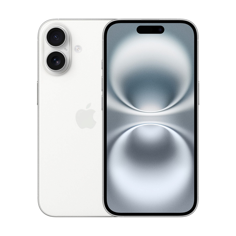 Смартфон Apple iPhone 16 256Gb SIM+eSIM White (Белый) Global