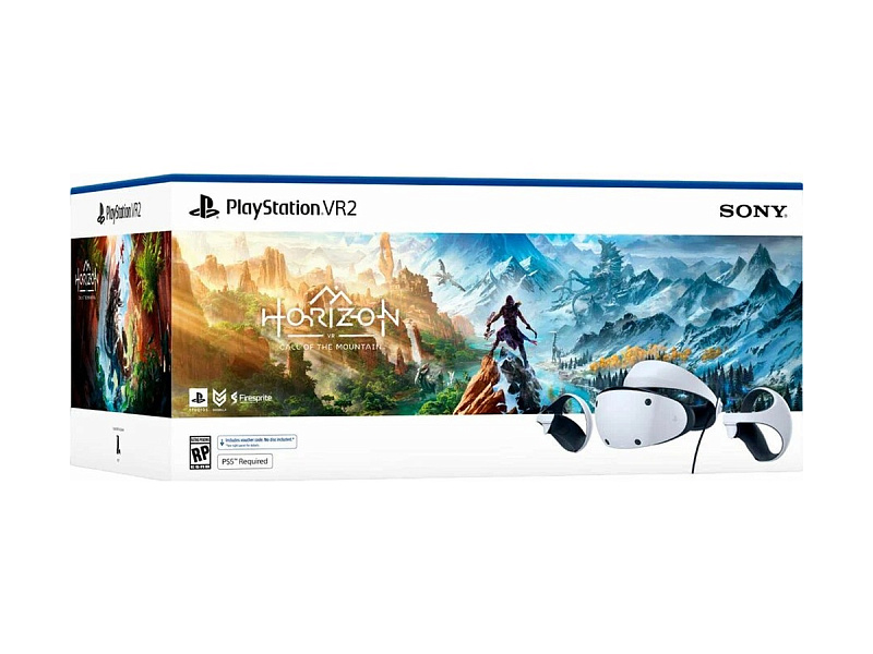 Комплект Sony PlayStation VR2+Horizon Call of the Mountain, белый