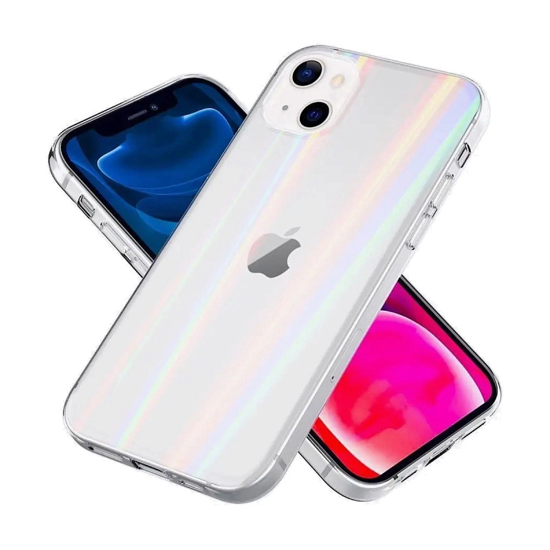 Чехол KeepHone Protective case для iPhone 14 (6.1) Радуга