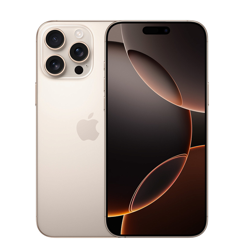 Смартфон Apple iPhone 16 Pro Max 256Gb eSIM Desert Titanium (Золотистый) Global