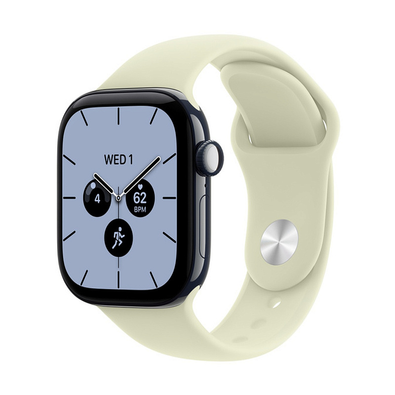 Смарт-часы Apple Watch Series 12 GPS + Cellular 42mm Night Blue Ceramic, Pale Succulent Sport Band, размер S/M
