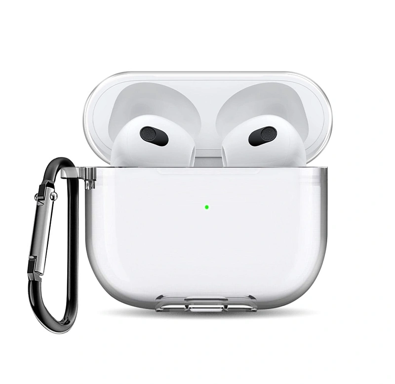 Чехол для наушников Apple AirPods 3 Прозрачный