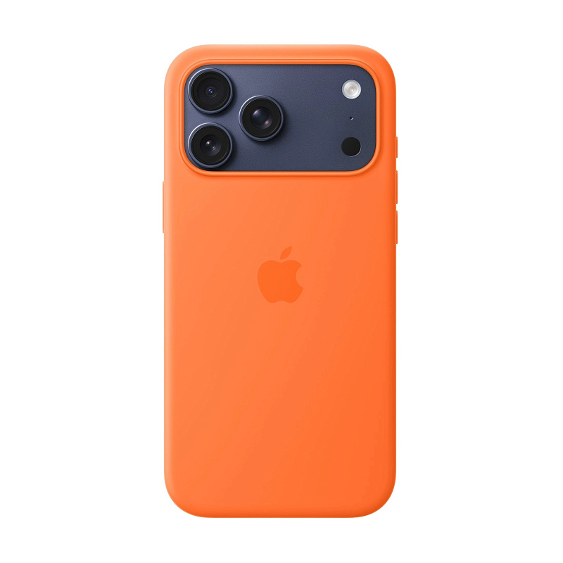 Чехол Silicone Case с MagSafe iPhone 15 Pro Orange