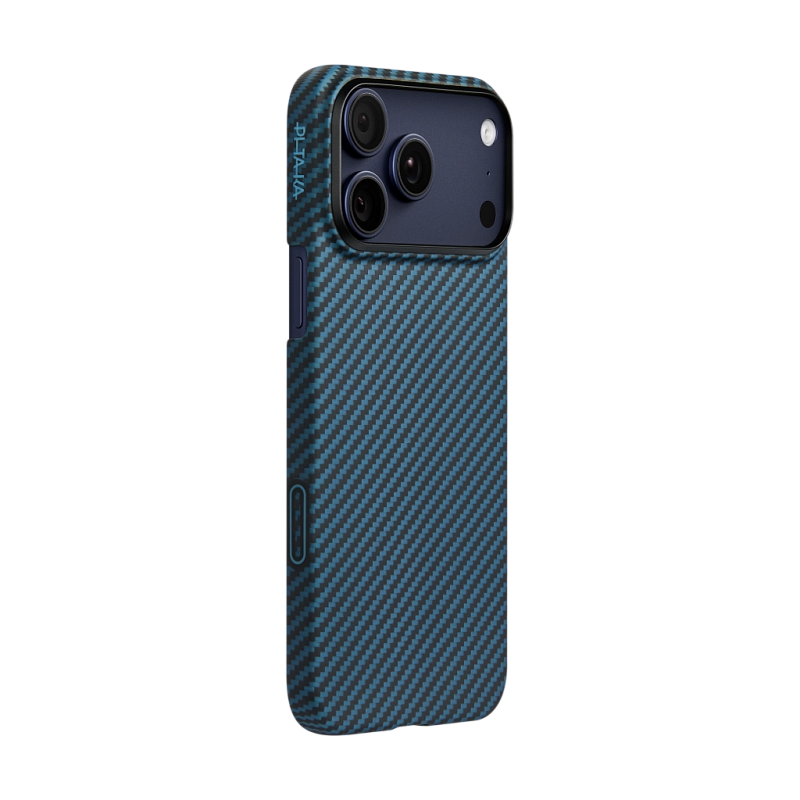 Чехол Pitaka Case iPhone 17 Pro Max Сине-голубой